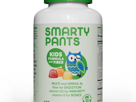 Kids Fiber Complete Gummies (Multivitamin + Omega 3 + Vitamin D + Fiber), 120 Gummies, SmartyPants Vitamins Sale