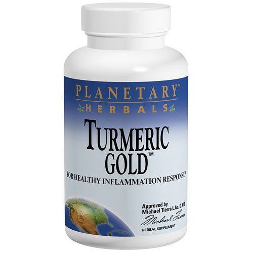 Turmeric Gold 500 mg Cap, 30 Capsules, Planetary Herbals Fashion