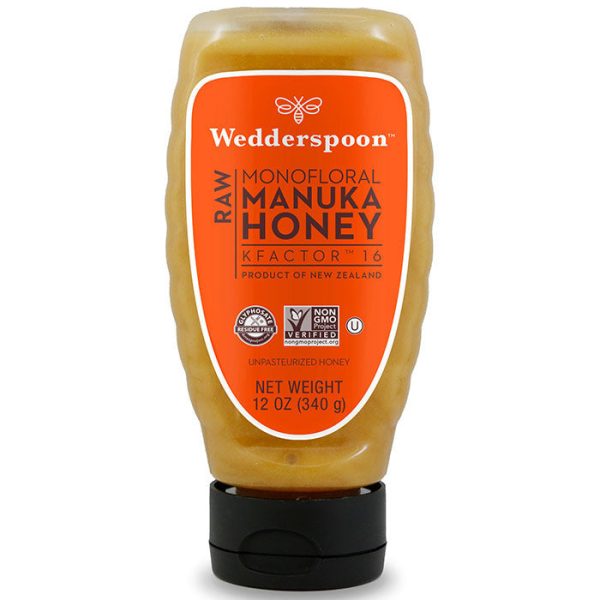 Raw Monofloral Manuka Honey KFactor 16, 340 g (12 oz), Wedderspoon Cheap