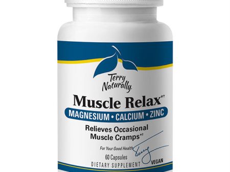 Terry Naturally Muscle Relax, Relieves Occasional Muscle Cramps, 60 Capsules, EuroPharma Fashion