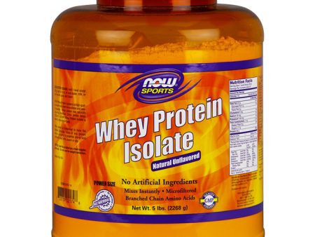 Whey Protein Isolate 100% Pure 5 lb, NOW Foods Online Hot Sale