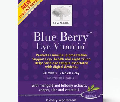 Blue Berry Eye Vitamin, 60 Tablets, New Nordic Online now