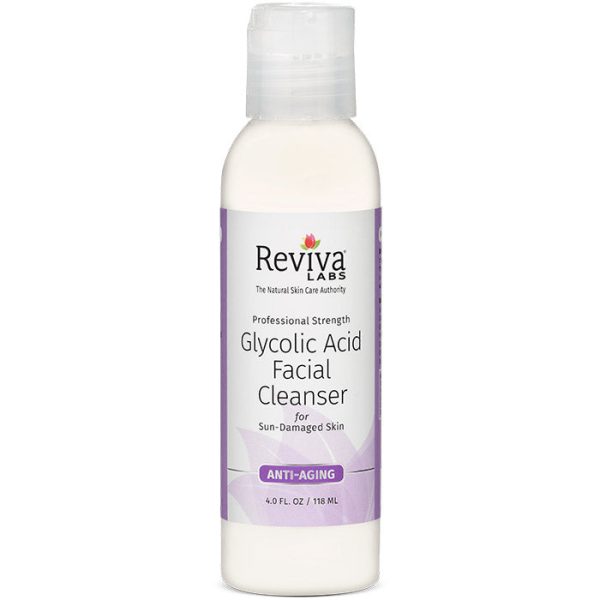 Reviva Labs Glycolic Acid Facial Cleanser, 4 oz For Cheap