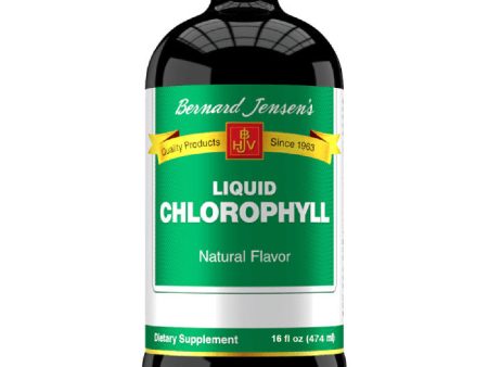 Liquid Chlorophyll, Natural Flavor, 16 oz, Bernard Jensen Hot on Sale