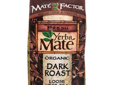 Organic Dark Roast Yerba Mate Loose Herb Tea, 12 oz, Mate Factor Online Sale