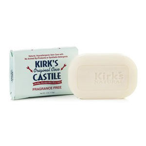 Original Coco Castile Bar Soap, Coconut Oil Soap, Fragrance Free, 4 oz, Kirk s Natural Online