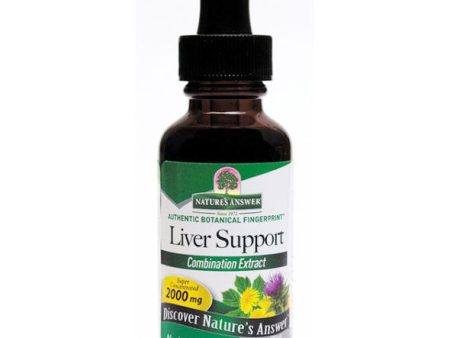 Liver Support Herbal Extract Liquid Alcohol-Free, 1 oz, Nature s Answer Online Hot Sale