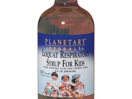 Loquat Respiratory Syrup for Kids, 8 oz, Planetary Herbals Online Sale