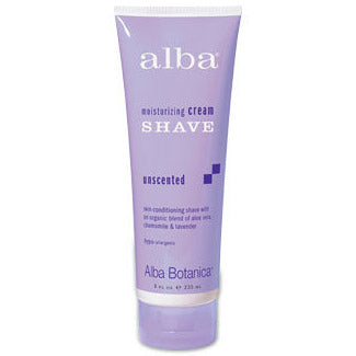 Moisturizing Cream Shave for Men and Women, Unscented 8 oz, from Alba Botanica Discount