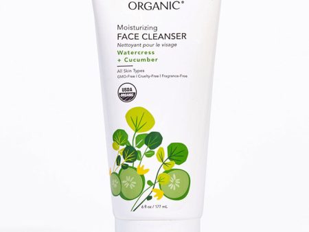 Moisturizing Face Cleanser, 6 oz, Nourish Organic For Cheap