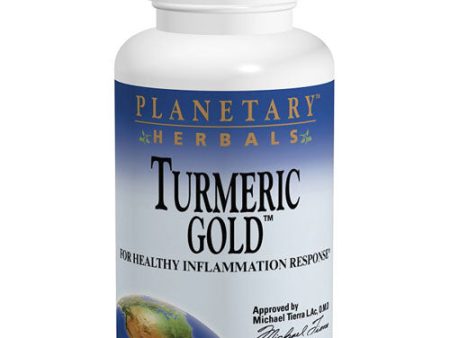 Turmeric Gold 500 mg Tab, 30 Tablets, Planetary Herbals Supply