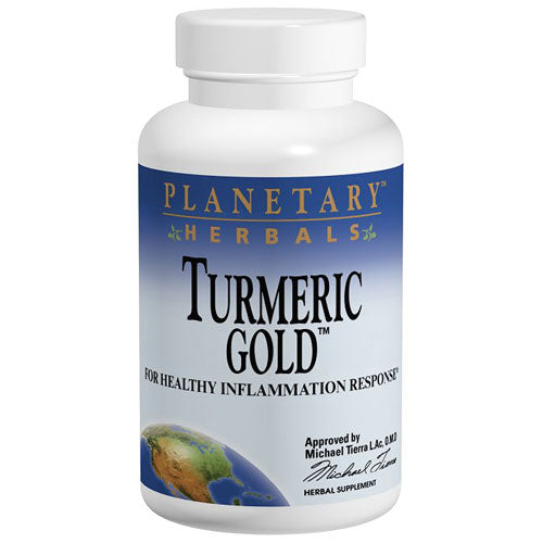 Turmeric Gold 500 mg Tab, 30 Tablets, Planetary Herbals Supply