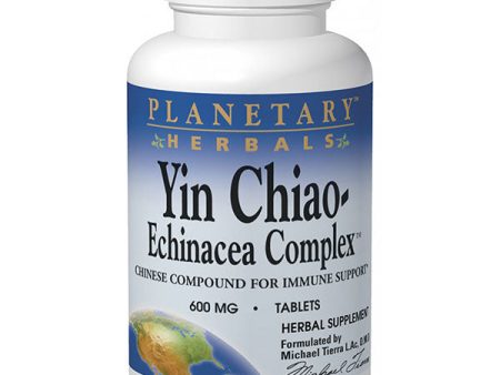 Yin Chiao-Echinacea Complex, Value Size, 120 Tablets, Planetary Herbals For Sale