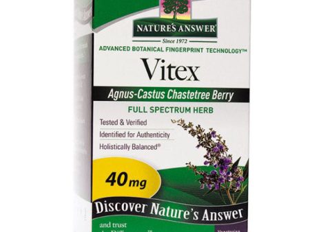 Vitex, Agnus-Castus Chaste Berry, 90 Vegetarian Capsules, Nature s Answer Online now