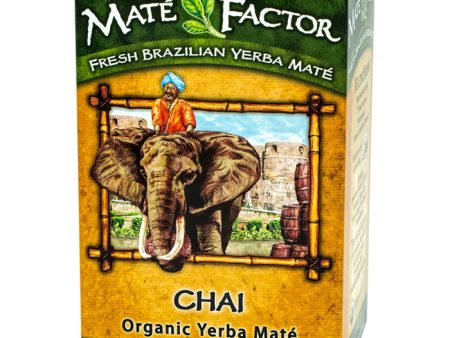 Chai Organic Yerba Mate Herb Tea, 20 Tea Bags, Mate Factor Cheap