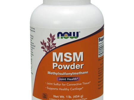 MSM Powder, Methylsulphonylmethane Pure Powder 1 lb, NOW Foods Online Sale