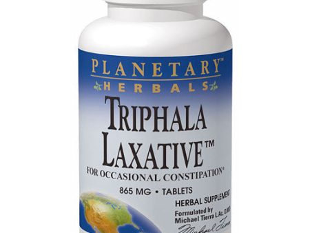 Triphala Laxative, For Occasional Constipation, 120 Tablets, Planetary Herbals Discount