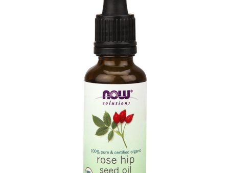 Rose Hip Seed Oil Certified Organic, 1 oz, NOW Foods Online Hot Sale