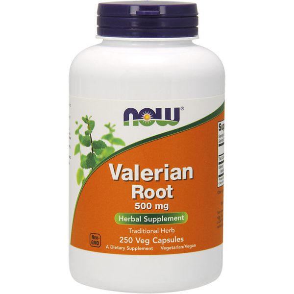 Valerian Root 500 mg, Value Size, 250 Capsules, NOW Foods Online Sale