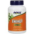 Energy, Metabolic Energy and Adrenal Support, 90 Vegetarian Capsules, NOW Foods Online Sale