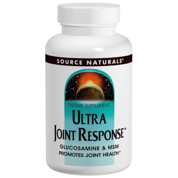 Ultra Joint Response (MSM and Glucosamine Complex) 180 tabs from Source Naturals Supply