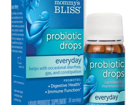 Baby Probiotic Liquid Drops, Everyday, 0.34 oz, Mommy s Bliss For Sale