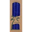 Palm Tapers 9 Inch, Unscented, Royal Blue, 4 Candles, Aloha Bay Online Hot Sale