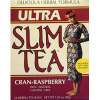 Ultra Slim Tea, Cran-Raspberry, 24 Tea Bags, Hobe Labs For Sale