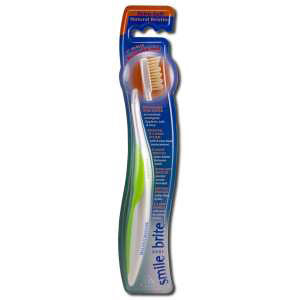 Replaceable Head Natural Toothbrush, V-Wave Extra Soft, Smile Brite Cheap