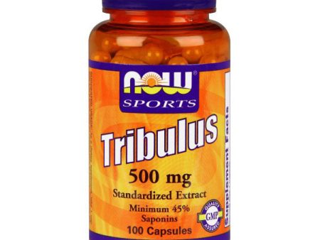 Tribulus 500mg (Tribulus Terrestris Extract) 100 Caps, NOW Foods Hot on Sale