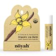 Organic Lip Balm, Vanilla, 0.15 oz, Noyah Online now