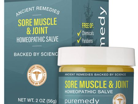 Sore Muscle & Joint Relief Salve, 2 oz, Puremedy Online Hot Sale