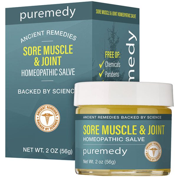 Sore Muscle & Joint Relief Salve, 2 oz, Puremedy Online Hot Sale