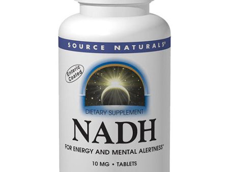 NADH 20 mg CO-E1 - Peppermint Sublingual, 20 Tablets, Source Naturals on Sale