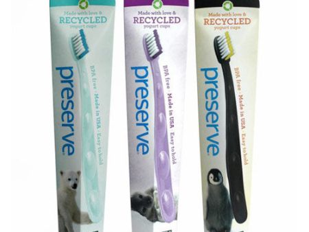 Jr Endangered Species Toothbrush for Kids, Soft, Assorted Color, 1 pc, Preserve For Cheap