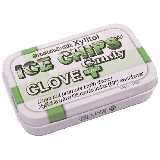 Ice Chips Clove Plus Xylitol Candy, 1.76 oz (50 g) Supply