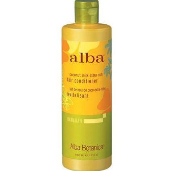 Hawaiian Hair Conditioner Coconut Milk Extra Rich, 12 oz, Alba Botanica Online