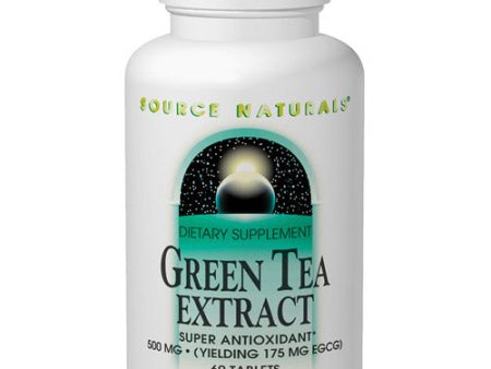 Green Tea Extract 500 mg, 120 Tablets, Source Naturals For Discount