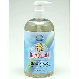 Baby Oh Baby Organic Herbal Baby Shampoo, Scented, 16 oz, Rainbow Research Online now