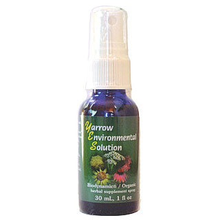 Yarrow Environmental Solution Spray, 1 oz, Flower Essence Services For Cheap