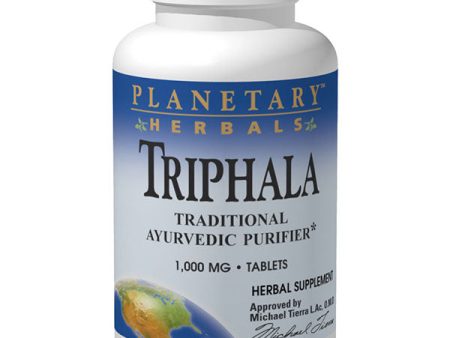 Triphala 1000 mg, Ayurvedic Purifier, 270 Tablets, Planetary Herbals For Discount