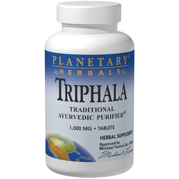 Triphala 1000 mg, Ayurvedic Purifier, 270 Tablets, Planetary Herbals For Discount