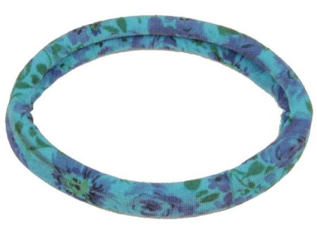 Hazel Hair Elastic - Medium - Turquoise, 2 ct Per Card, DiPrima Beauty Sale