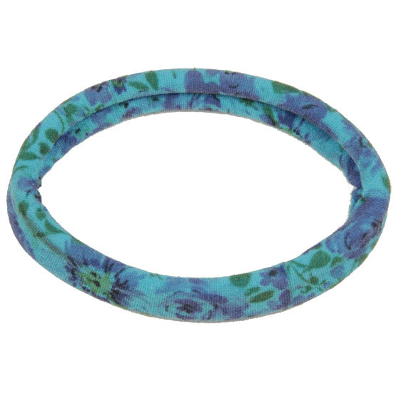 Hazel Hair Elastic - Medium - Turquoise, 2 ct Per Card, DiPrima Beauty Sale