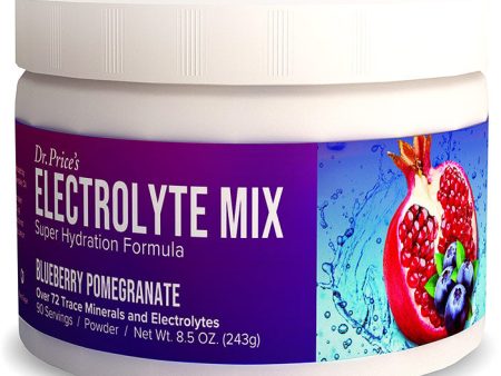 Electrolyte Mix Powder, Blueberry Pomegranate Flavor, 8.5 oz (90 Servings), Dr. Price s Vitamins Online Hot Sale