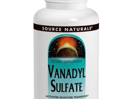 Vanadyl Sulfate 10 mg, Value Size, 200 Tablets, Source Naturals Discount