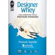 100% Premium Whey Protein Powder, French Vanilla, 12 oz, Designer Whey Supply