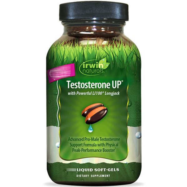 Testosterone UP Strength & Size, 60 Liquid Soft-Gels, Irwin Naturals on Sale