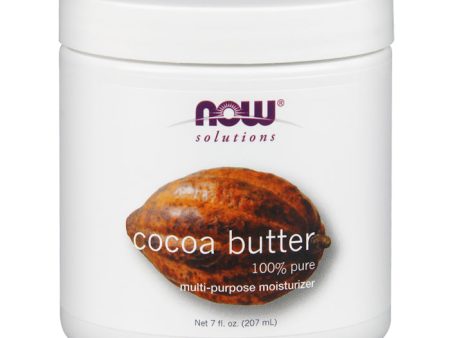 Cocoa Butter 100% Pure, 7 oz, NOW Foods Online Hot Sale