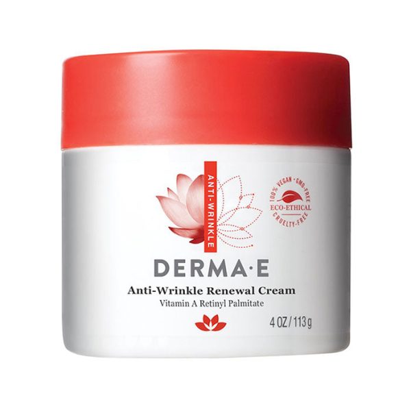 Derma E Anti-Wrinkle Renewal Cream with Vitamin A Retinyl Palmitate, 4 oz Cheap